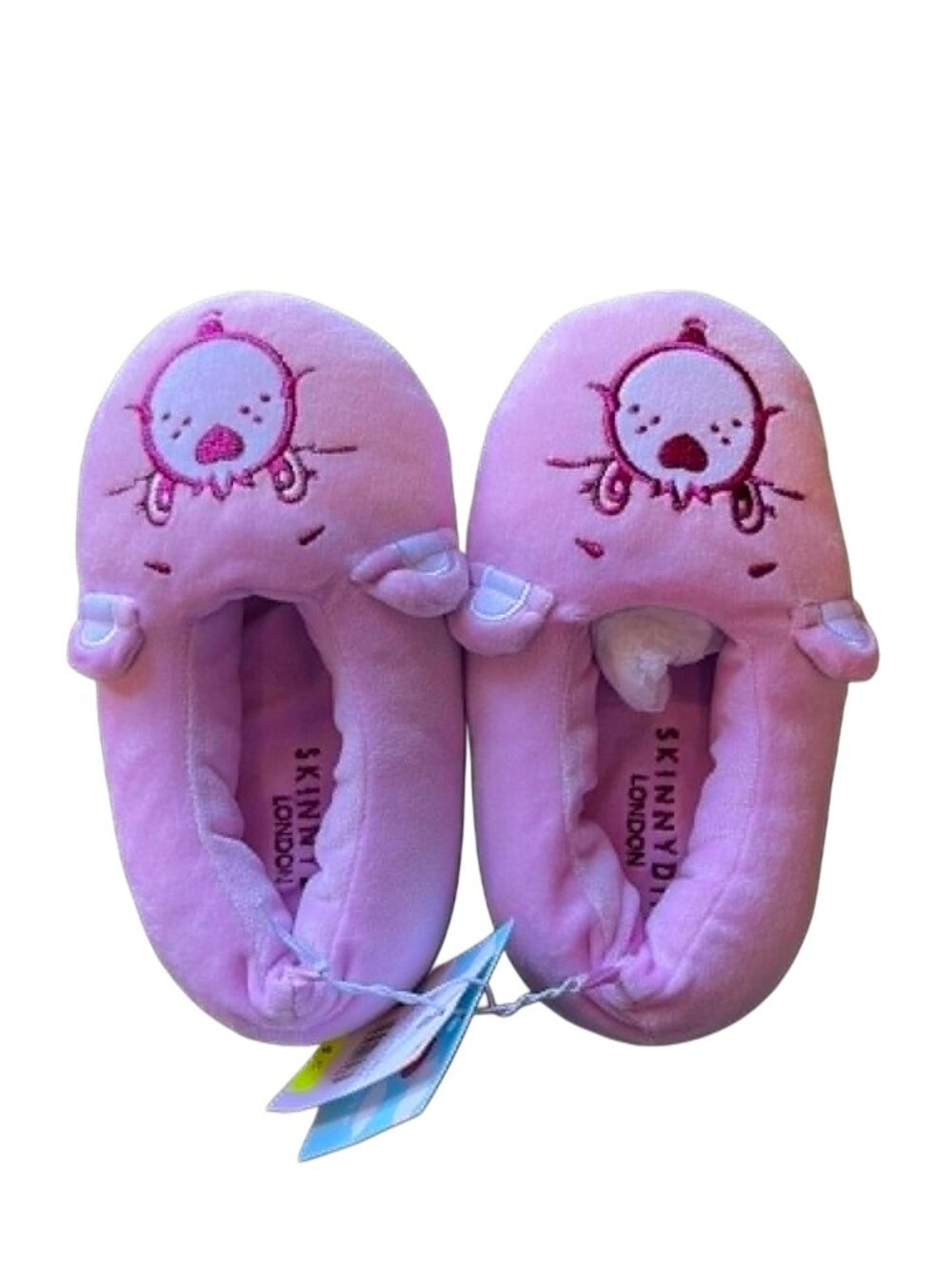 Care Bear Lilac Purple Comfy Cheer Plush Slippers Size Small - P1